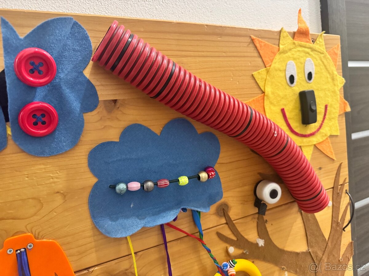 Dřevěná activity board (montessori deska) - 6