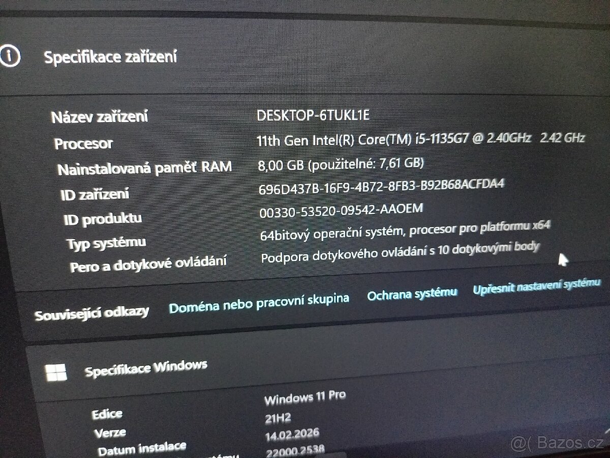 Fujitsu LifeBook Limited U7411 - 6