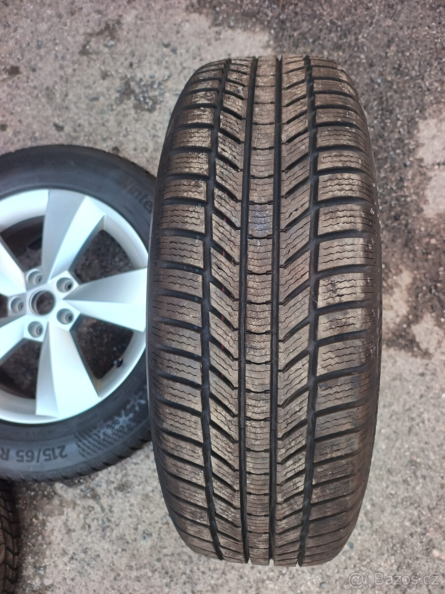 Orig. zimní alu Škoda 5x112 - Continental 215/65 R17 Kodiaq - 6