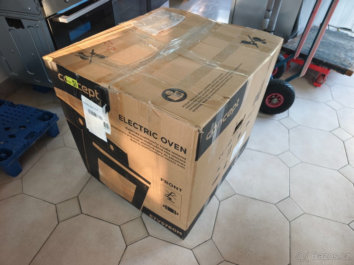Vestavná trouba Concept ETV5760M, super cena, mínus 30%,z24m - 6