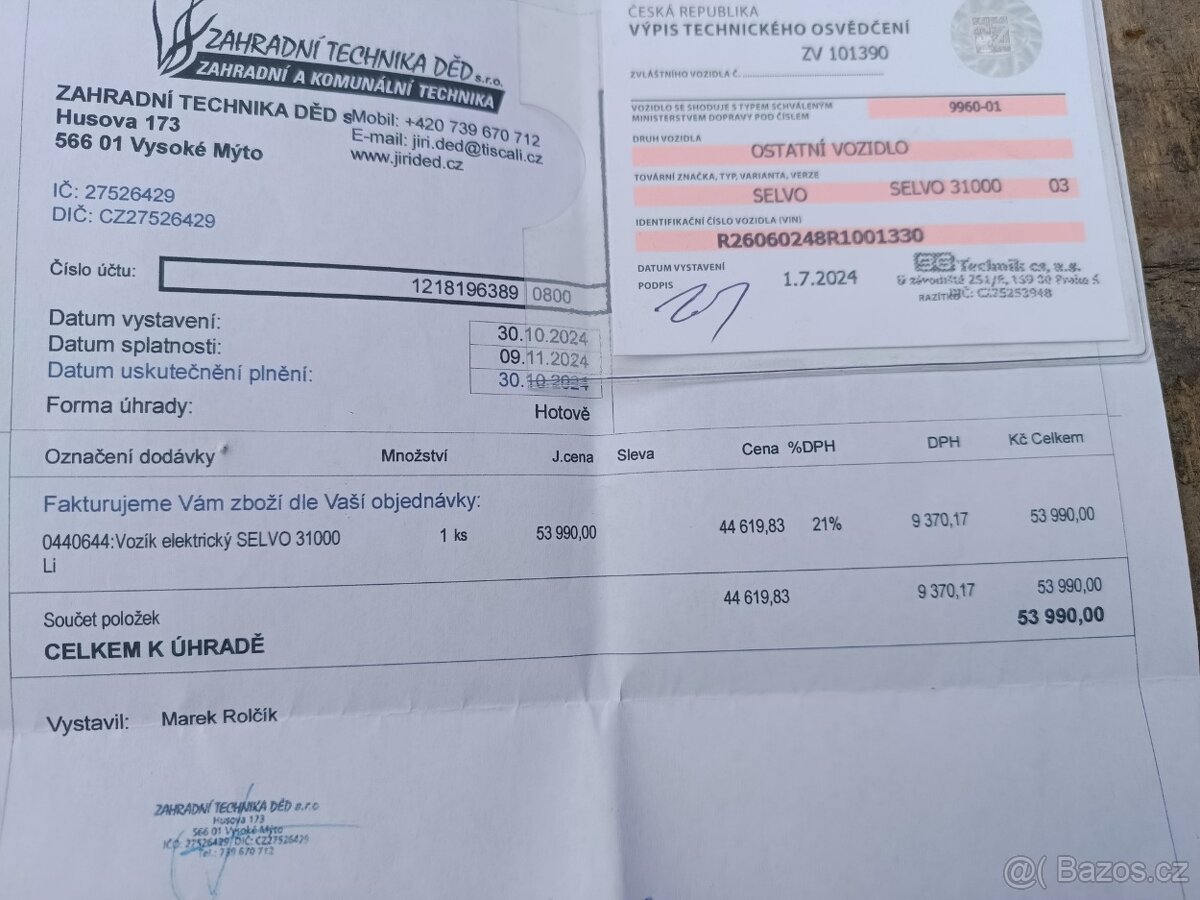 Tříkolka Selvo 31000 - 6