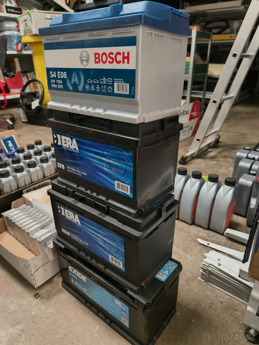 Autobaterie nová 12V ERA, EXIDE, Bosch - 6