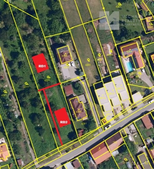 Prodej stavebního pozemku 2 036 m², Moravany, ev.č. 140017 - 6