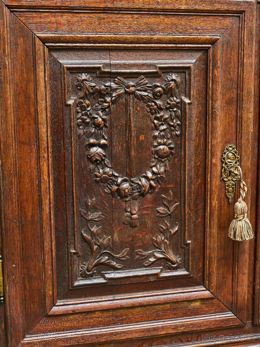 Klasicistní komoda se sekretářem - Originál - 6