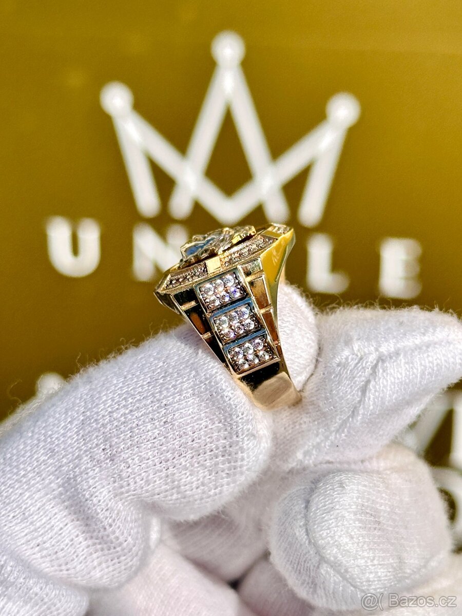 Zlatý prsten 9,87g - 6