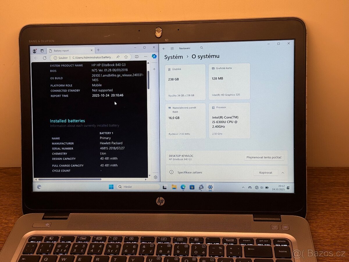 HP 840 G3 - i5, 16GB RAM, 256 GB SSD, WWAN, Win11Pro - 6