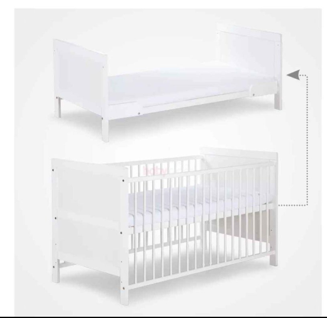 Postýlka/postel Klups multifunkční 2v1 Bartek II se šuplíkem - 6