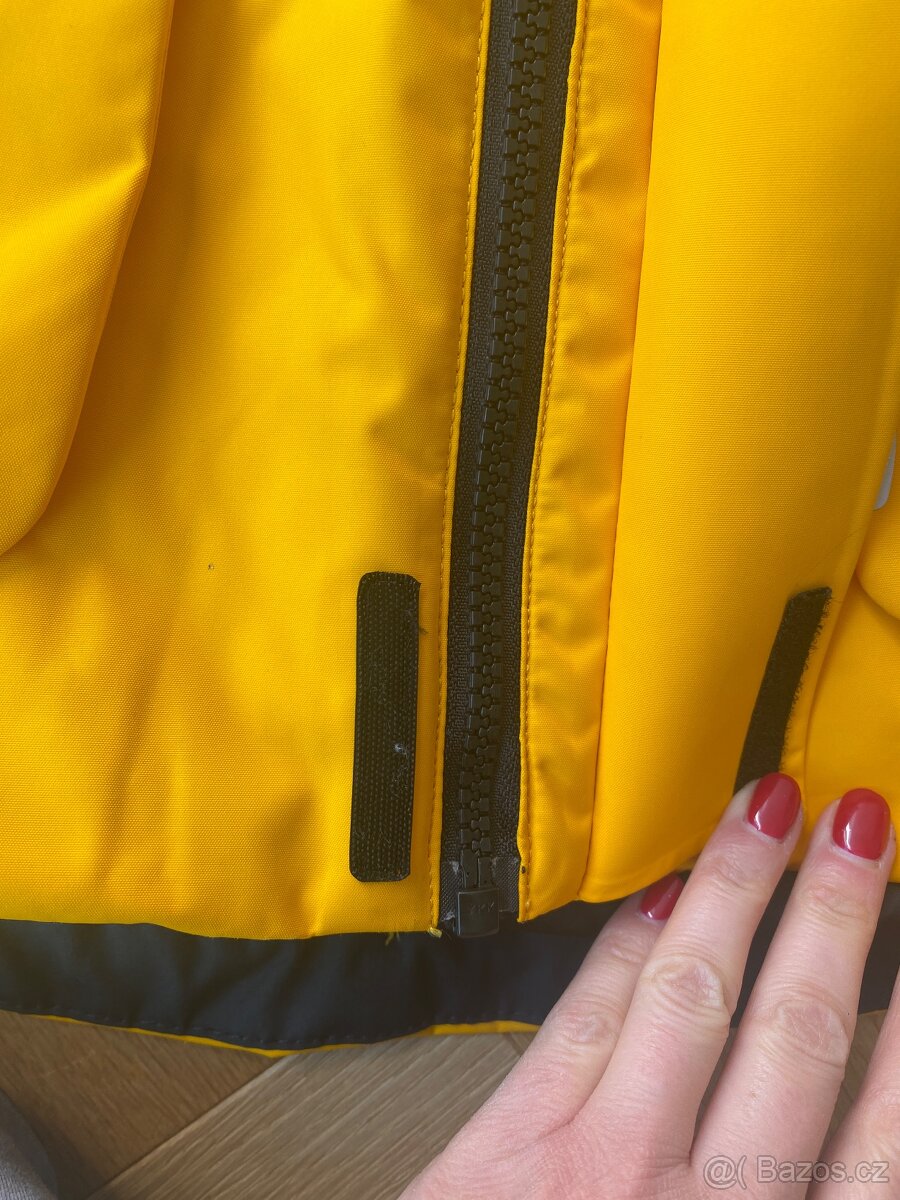 Dětský péřový membránový kabát Reima Serkku Warm Yellow 140 - 6
