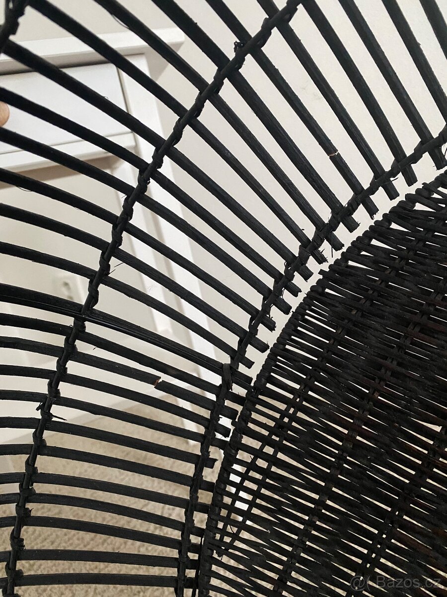 Velký přírodní tmavohnědý koš - 6