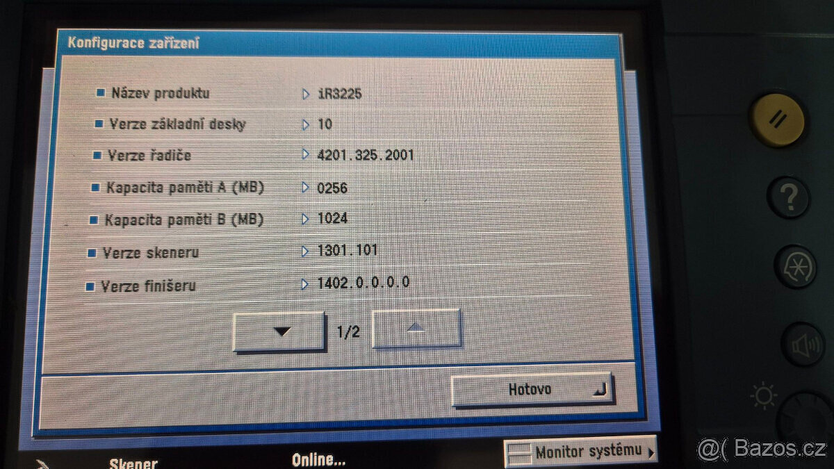 Multifunkční tiskárna Canon iR3225N A3/A4 - 6