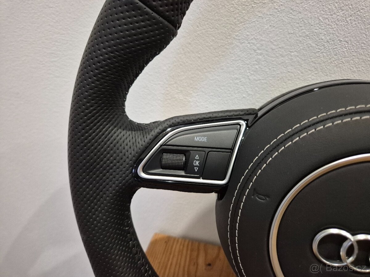 AUDI MULTIFUNKCNY PERFOROVANÝ VOLANT - 6