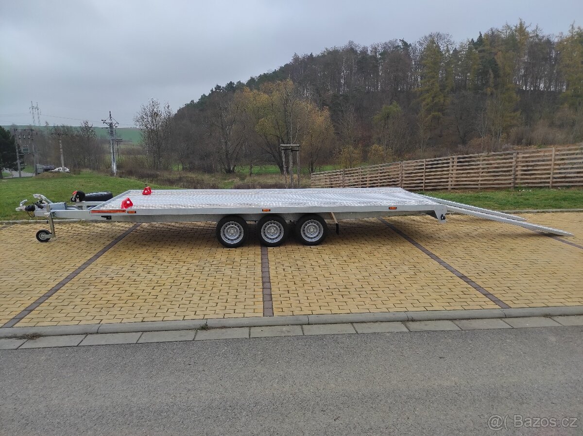 Autopřepravník ALU plocha 550x210 cm, 3500/680 kg, 3x1350kg - 6