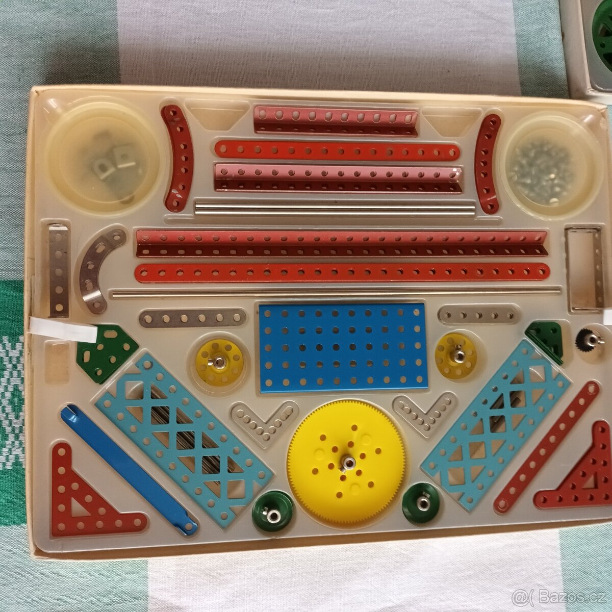 Ikonická konstrukční stavebnice MERKUR 7, z r. 1982 - 6