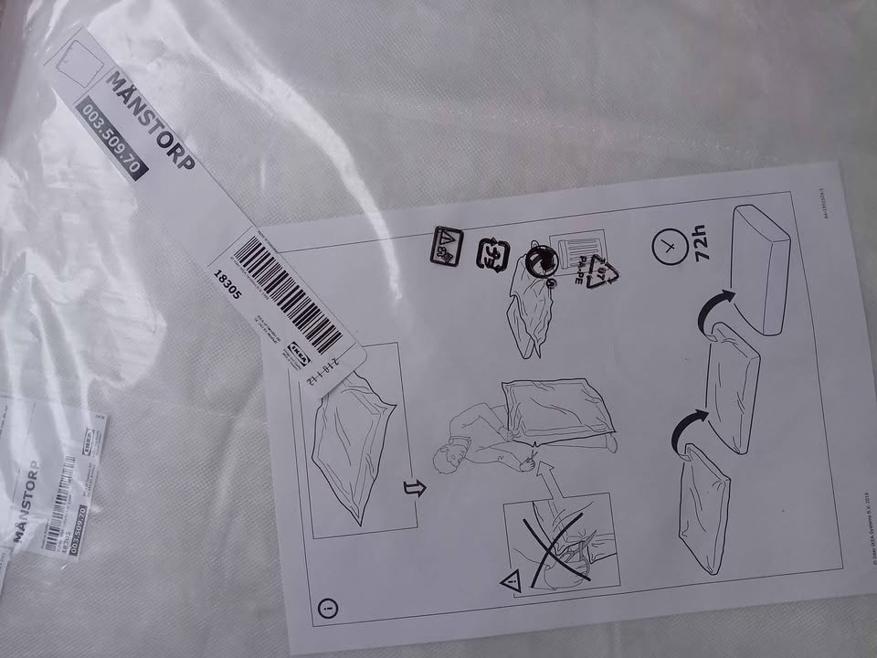 Nové náhradní polštáře do pohovky, produkty Ikea Karhult a M - 6