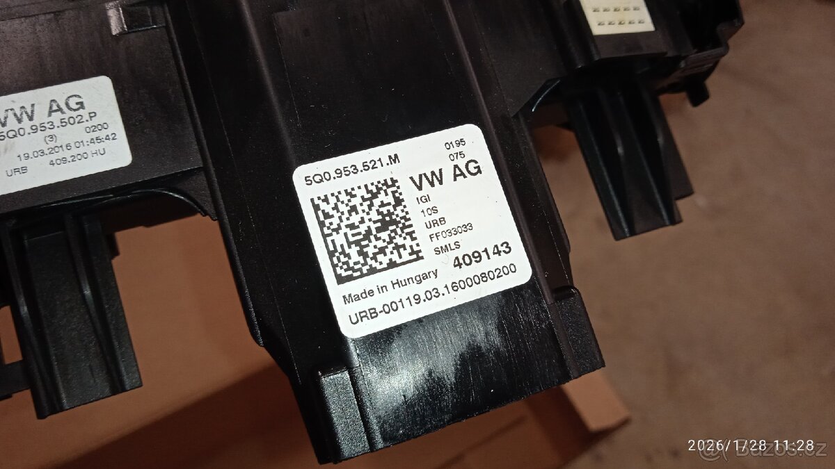 Páčky pod volant Superb 3 - 6