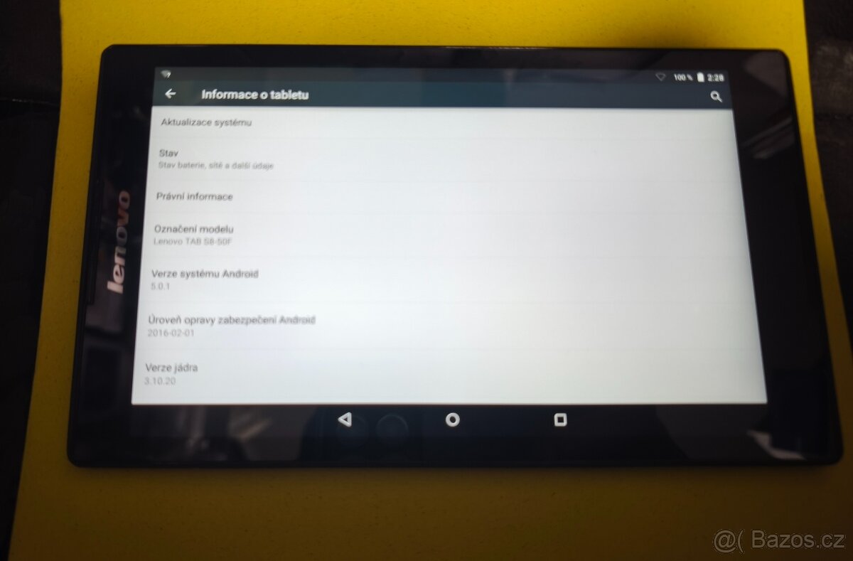 Tablet Lenovo IdeaTab S8-50 Wi-Fi ram 2/16 - 6