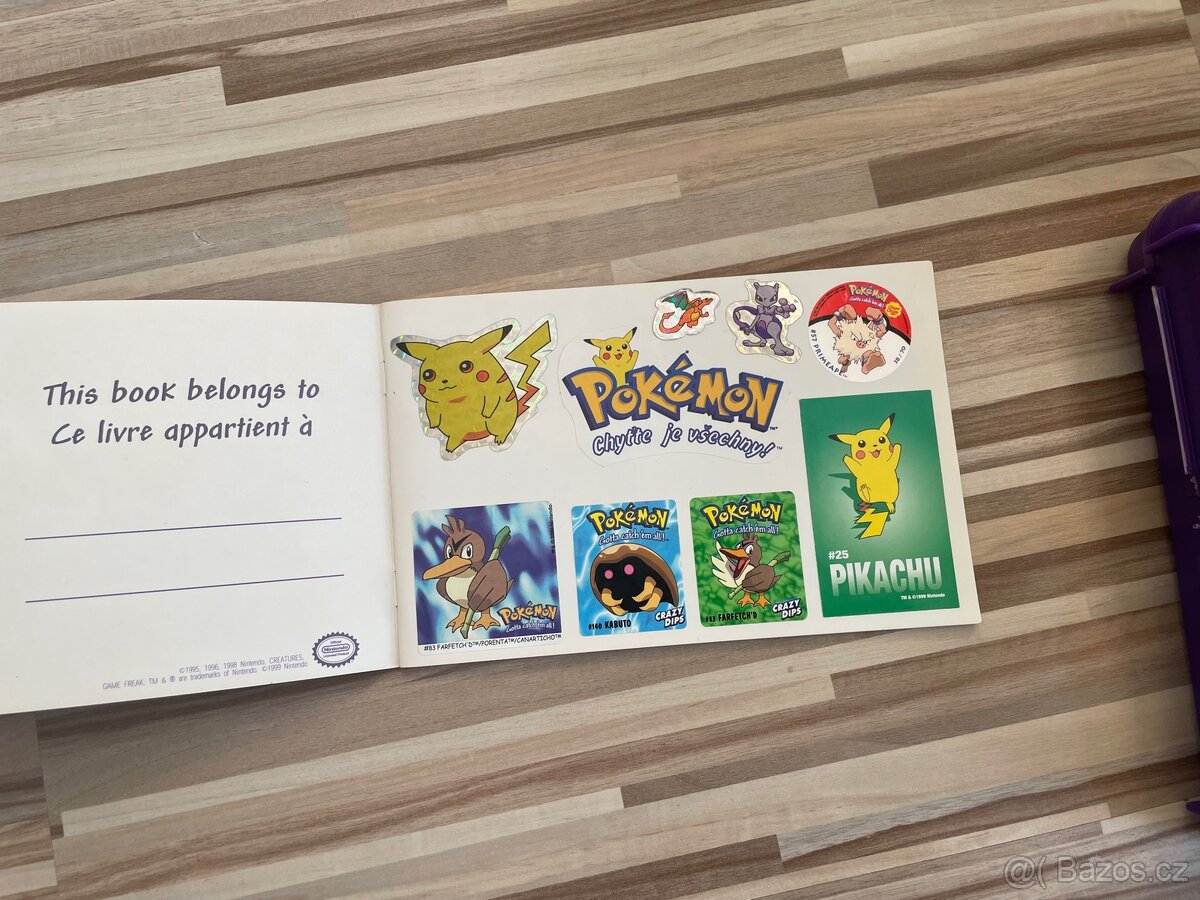 Pokémon samolepky - 6