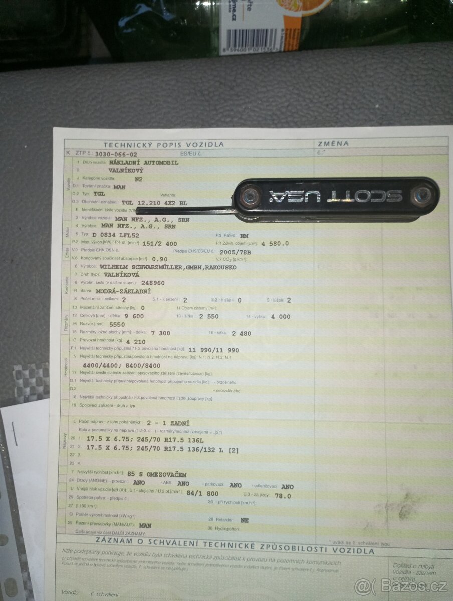 Man tgl 12.210 - náhradní díly - 6