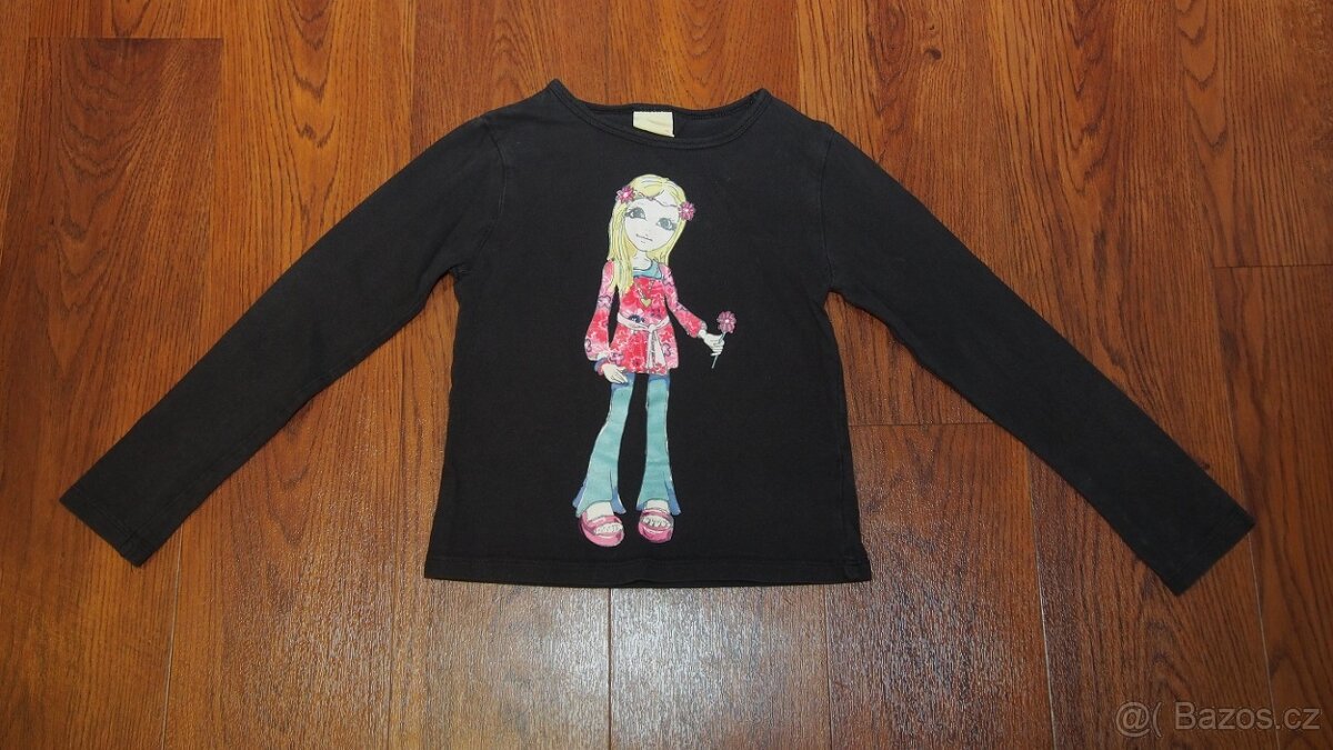 4x triko dlouhý rukáv vel.122 - 6