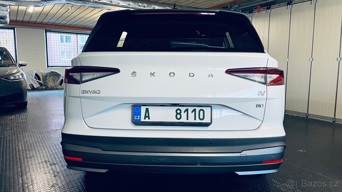 Škoda Enyaq 80, 150 kW, 185 TKM, 08/21, SoH89%, DPH, tepelko - 6