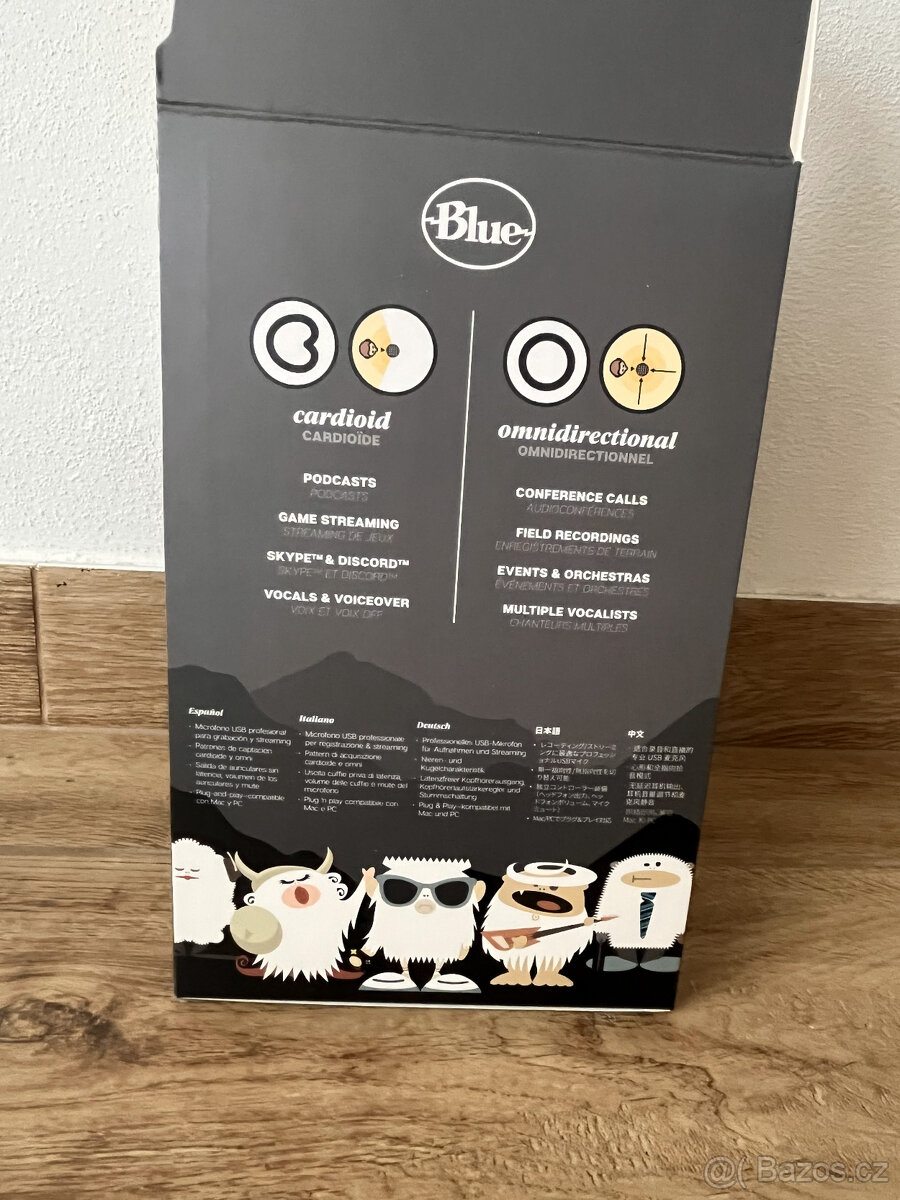 USB Mikrofon - Logitech G Blue Yeti Nano USB, Black - 6