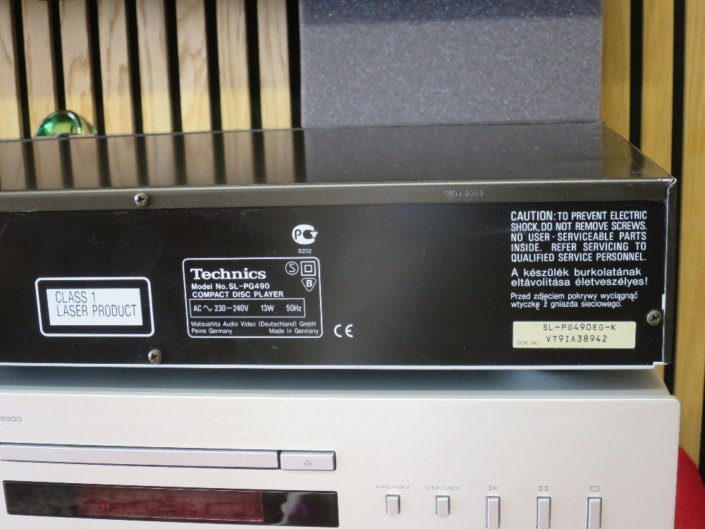 Technics COMPACT DISC PLAYER SL-PG490 prodám - 6