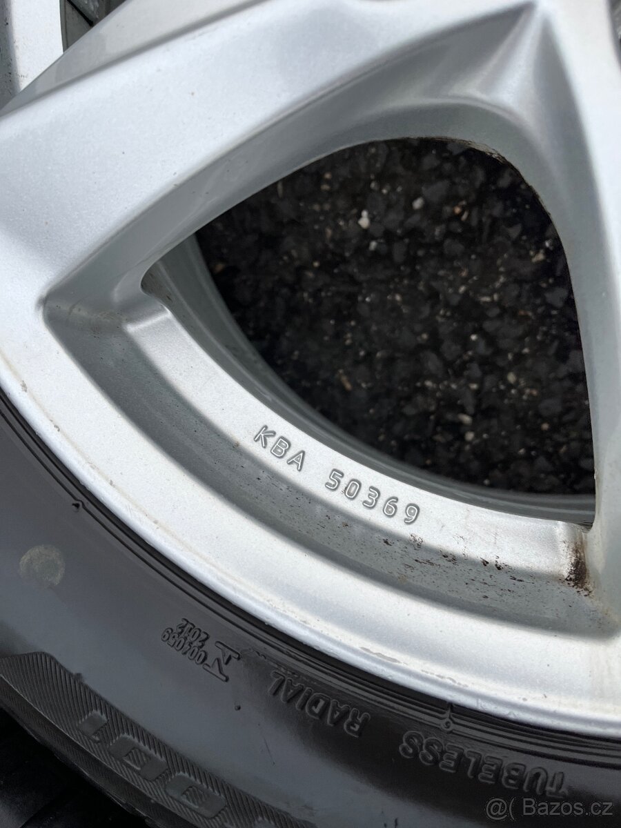 4x Alu kola 5x100 16” + pneu letní 205/55R16 - 6