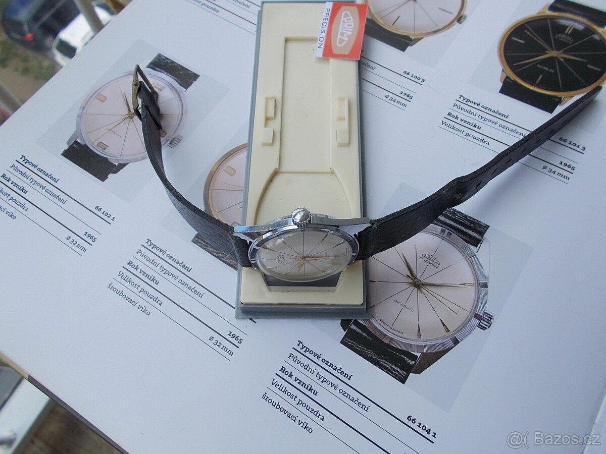 vzacne funkcni tezko sehnatelne hodinky prim šipky rok 1965 - 6