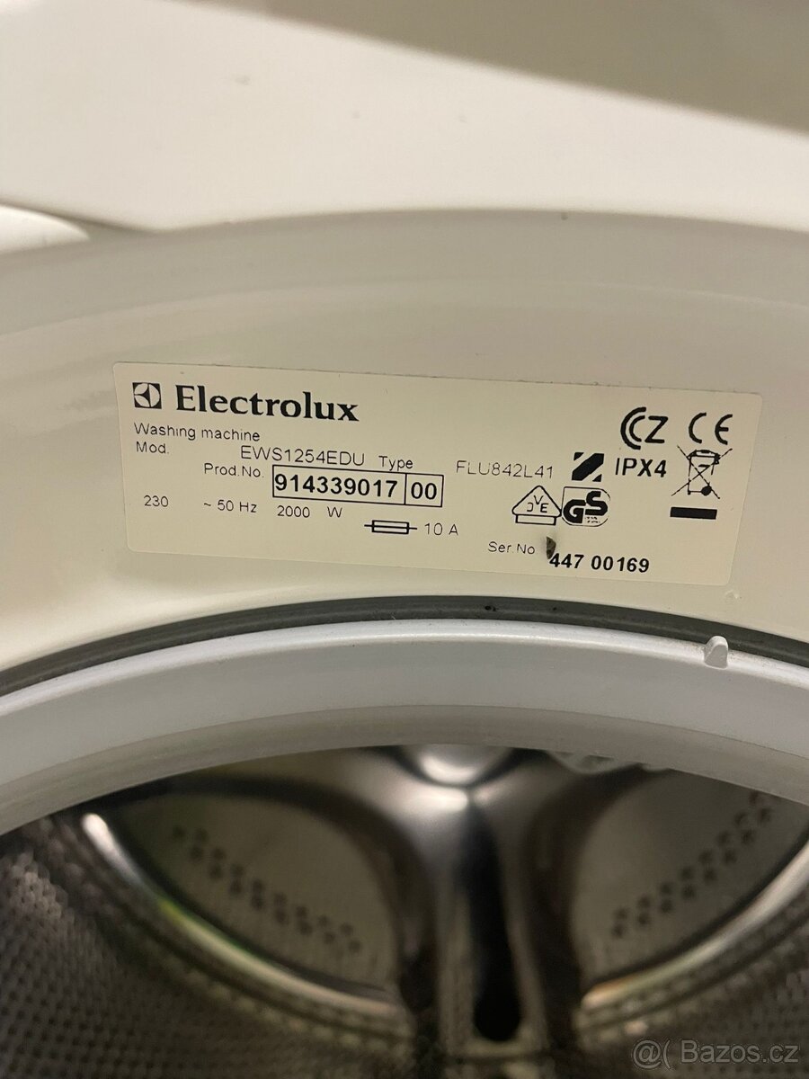 Pračka Electrolux EWS1254EDU. Úzká 39 cm// 1200ot/min// 6kg - 6