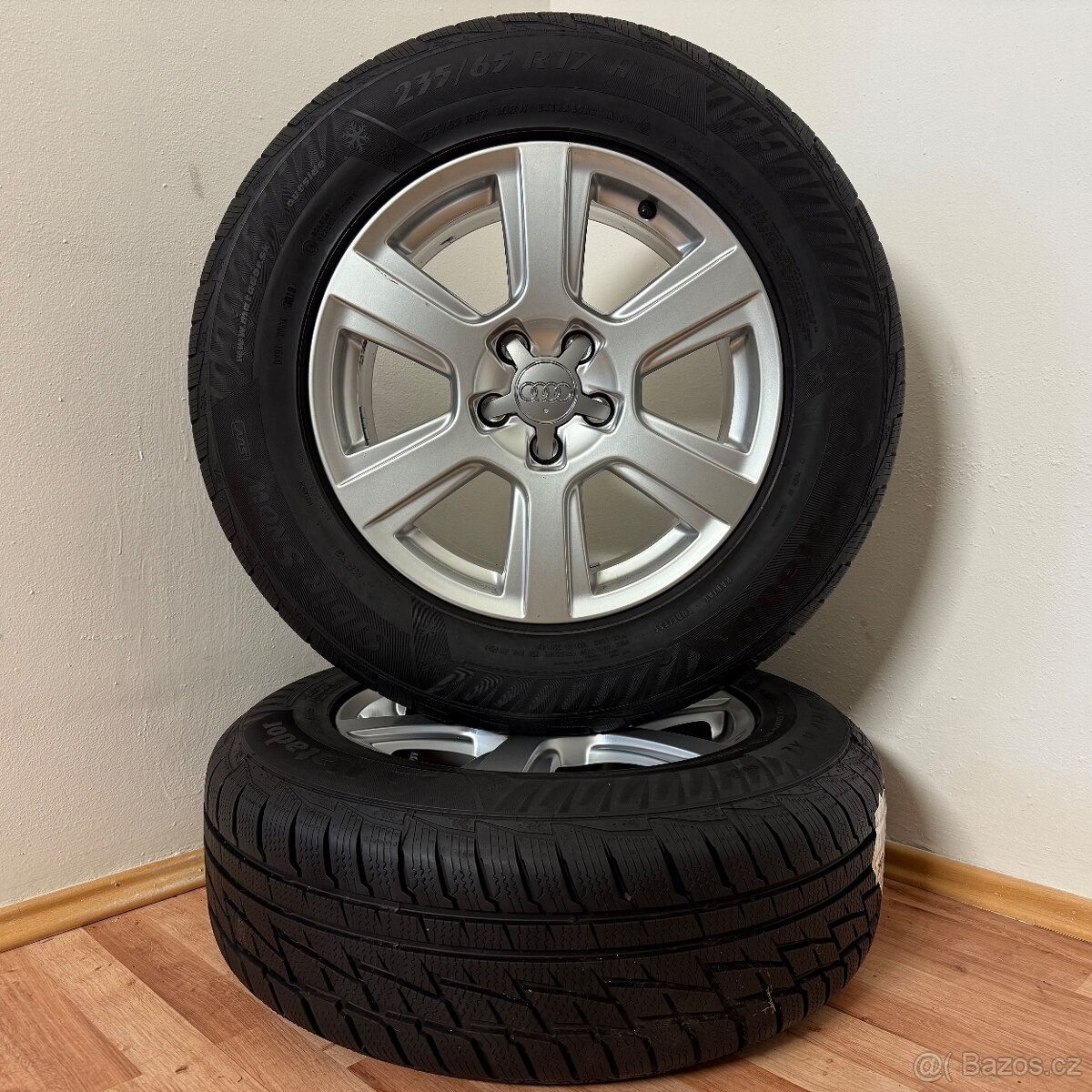 AUDI Q5/SQ5 5x112 R17 ET39+ZIMNÍ 235/65R17 8/7mm - 6