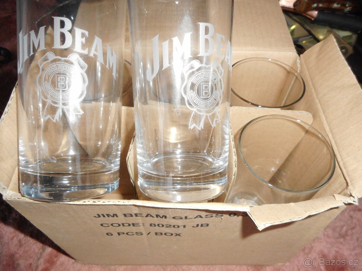 Sklo vysoké Jim Beam - 6