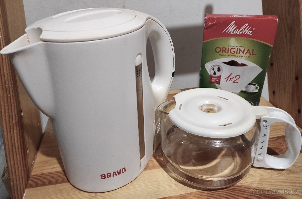 Kávovar+konvice, 2v1, Bravo - 6