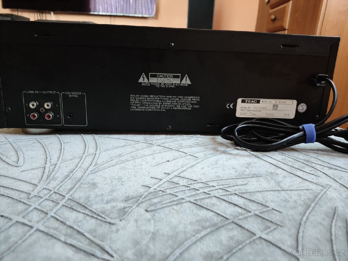 Prodám kazetový dvoudeck Teac W 850 R - 6