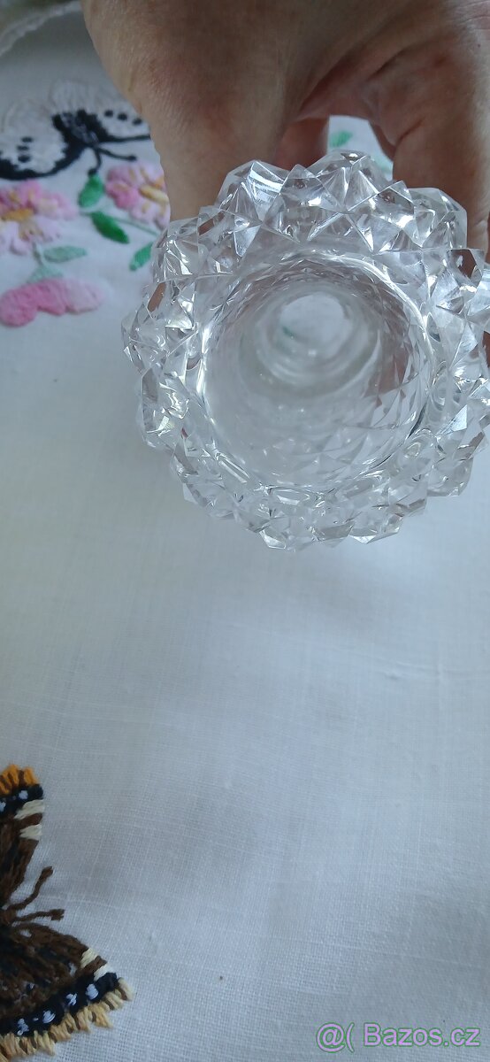 Křišťálová solnička a cukřenka - 6