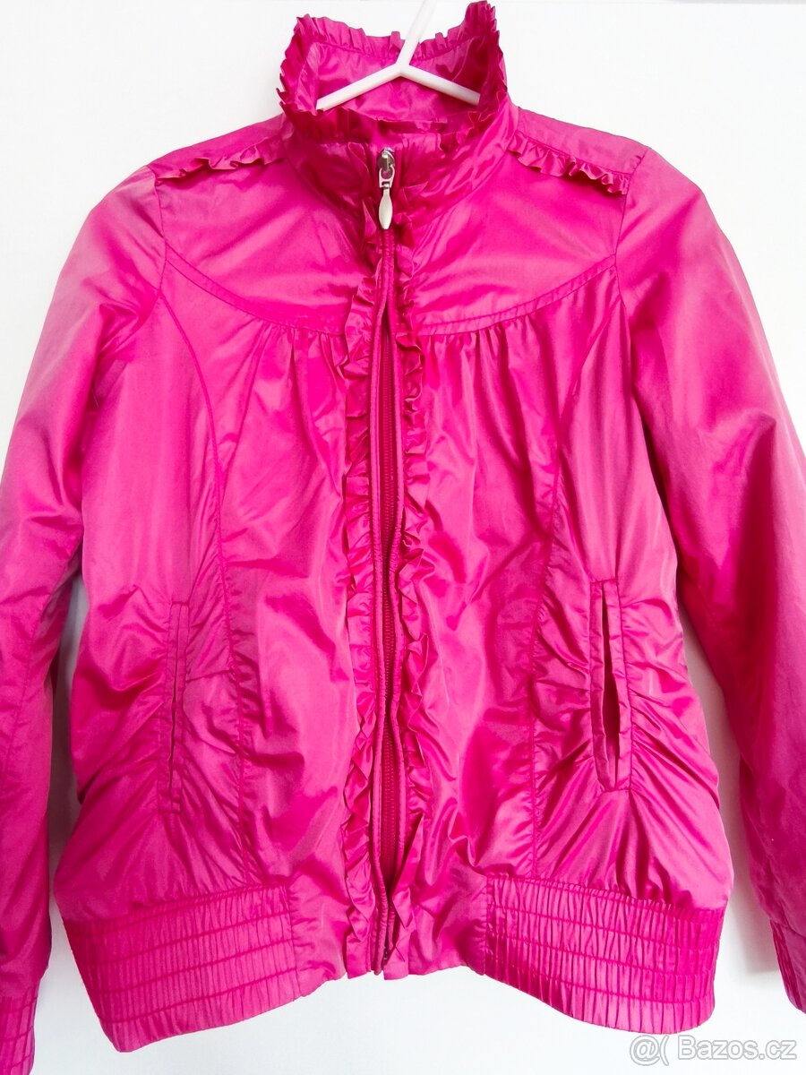 Dívčí šusťáková společenská bunda, velikost 7-8let - 6