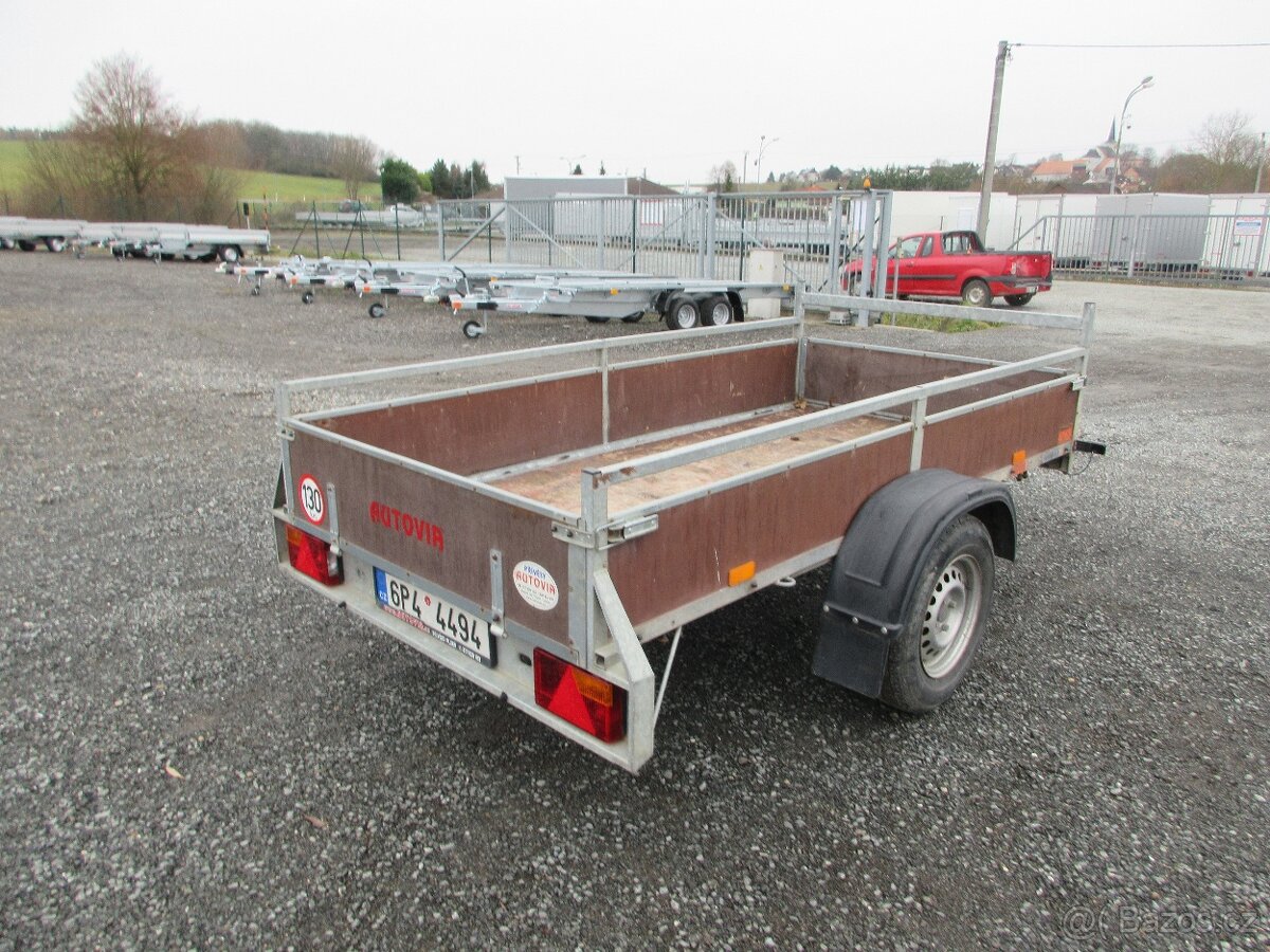 Bazarový přívěs VA 750kg 2,52x1,27/0,30 RE POČ - 6