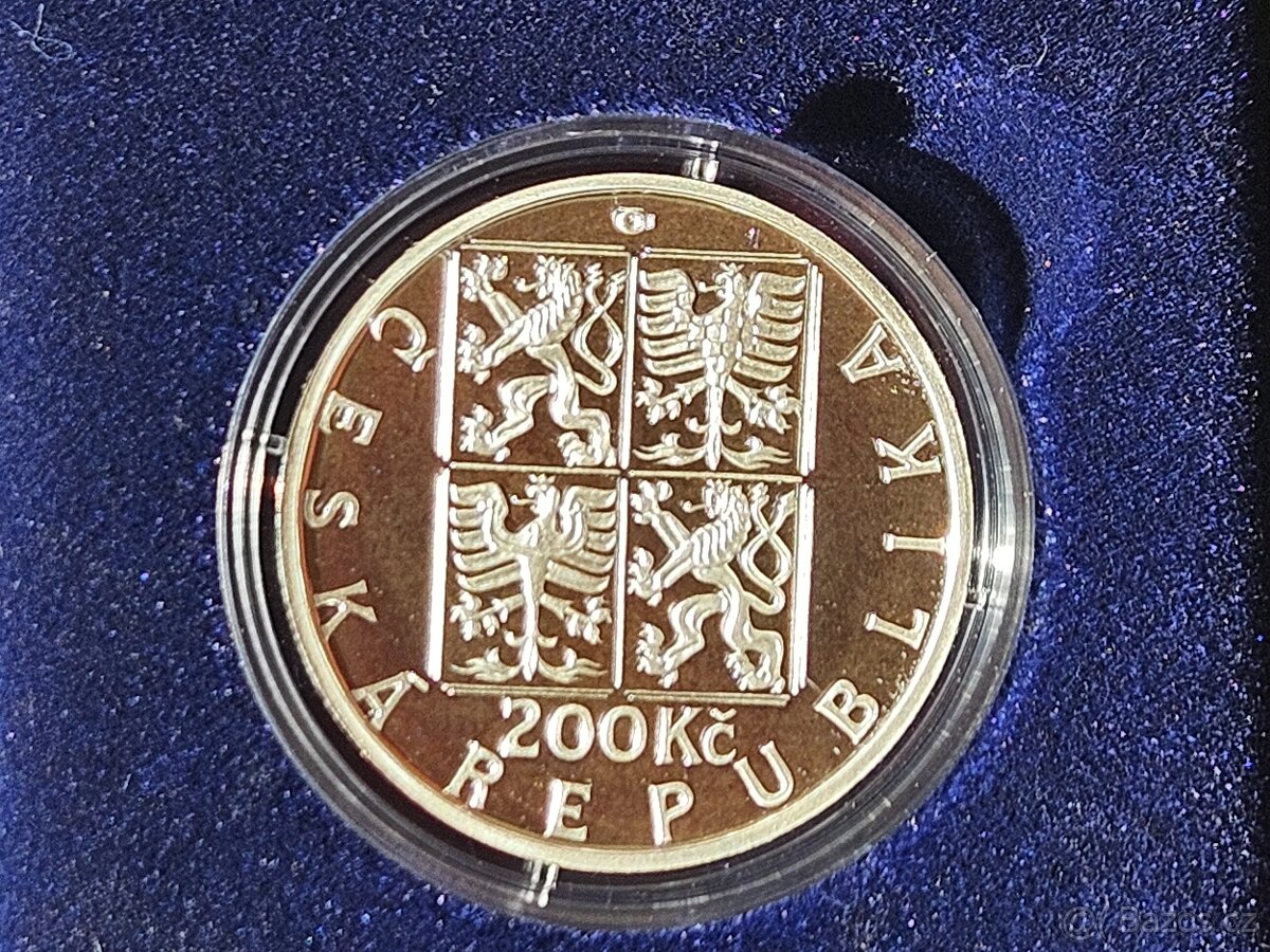 1998-200 Kč 800. výročí korunovace Přemysla I. Otakara-PROOF - 6