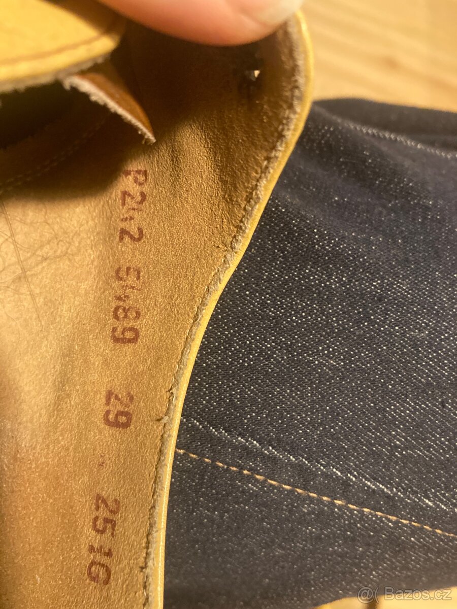 Kožené retro boty po babičce - 6