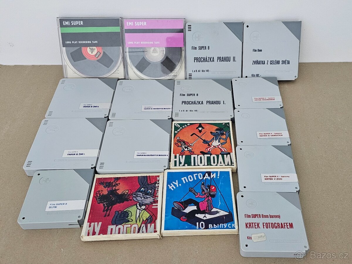 Staré SUPER filmy 8 mm, "Jen počkej zajíci", "Krteček".. - 6