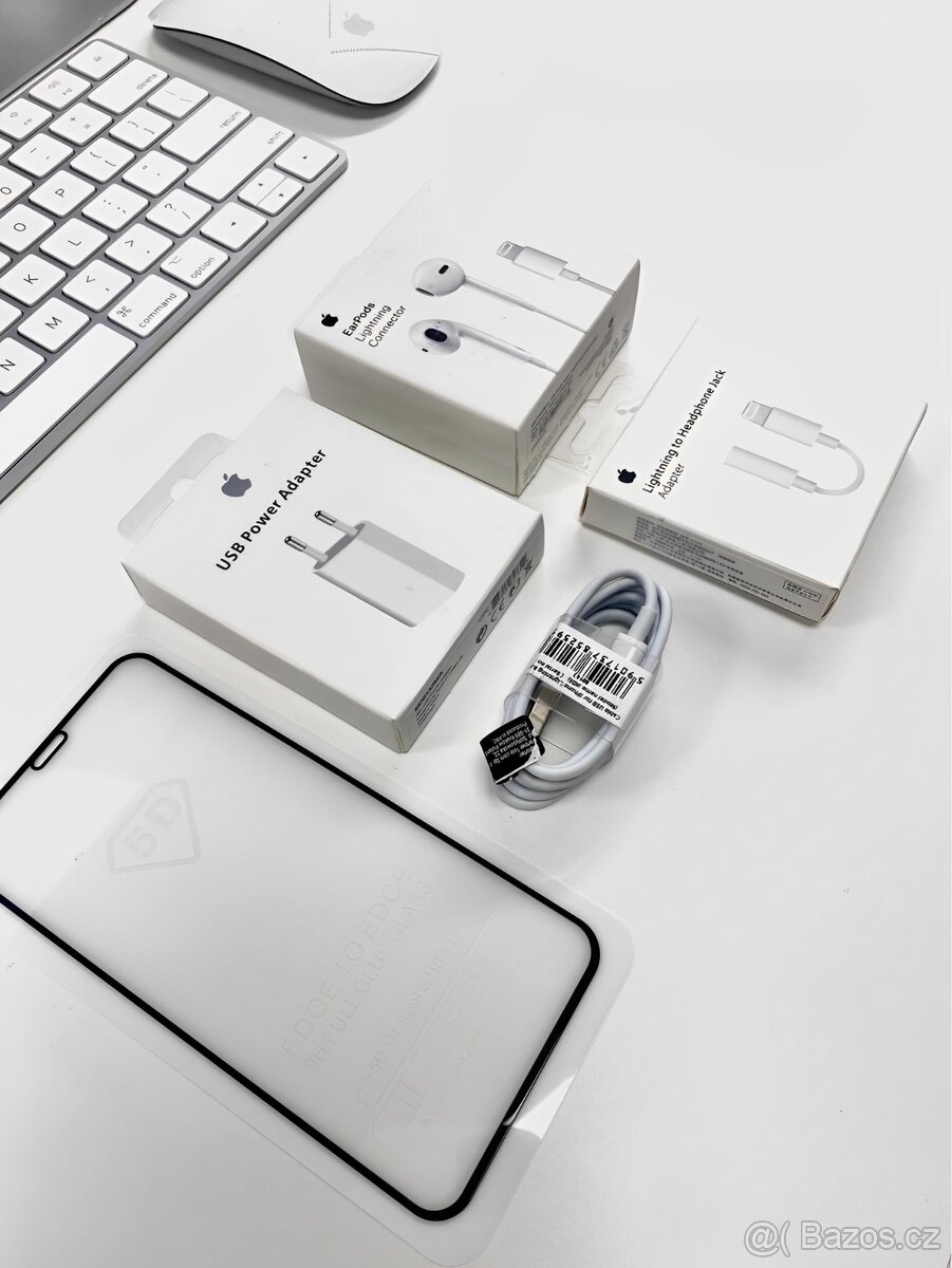 iPhone X Silver BATERIE 100% ZÁRUKA TOP - 6