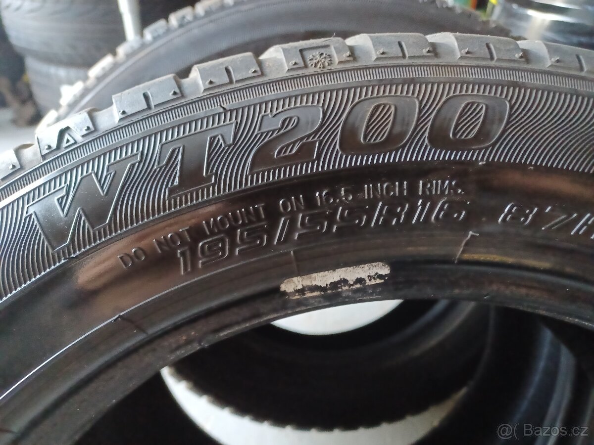 195/55/16 Sumitomo WT200 zimni 7mm - 6