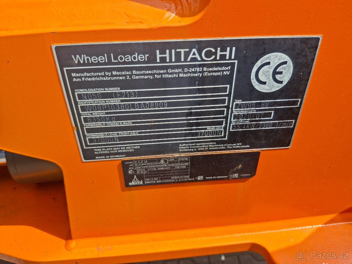 Nakládač Hitachi ZW95-6V - 6