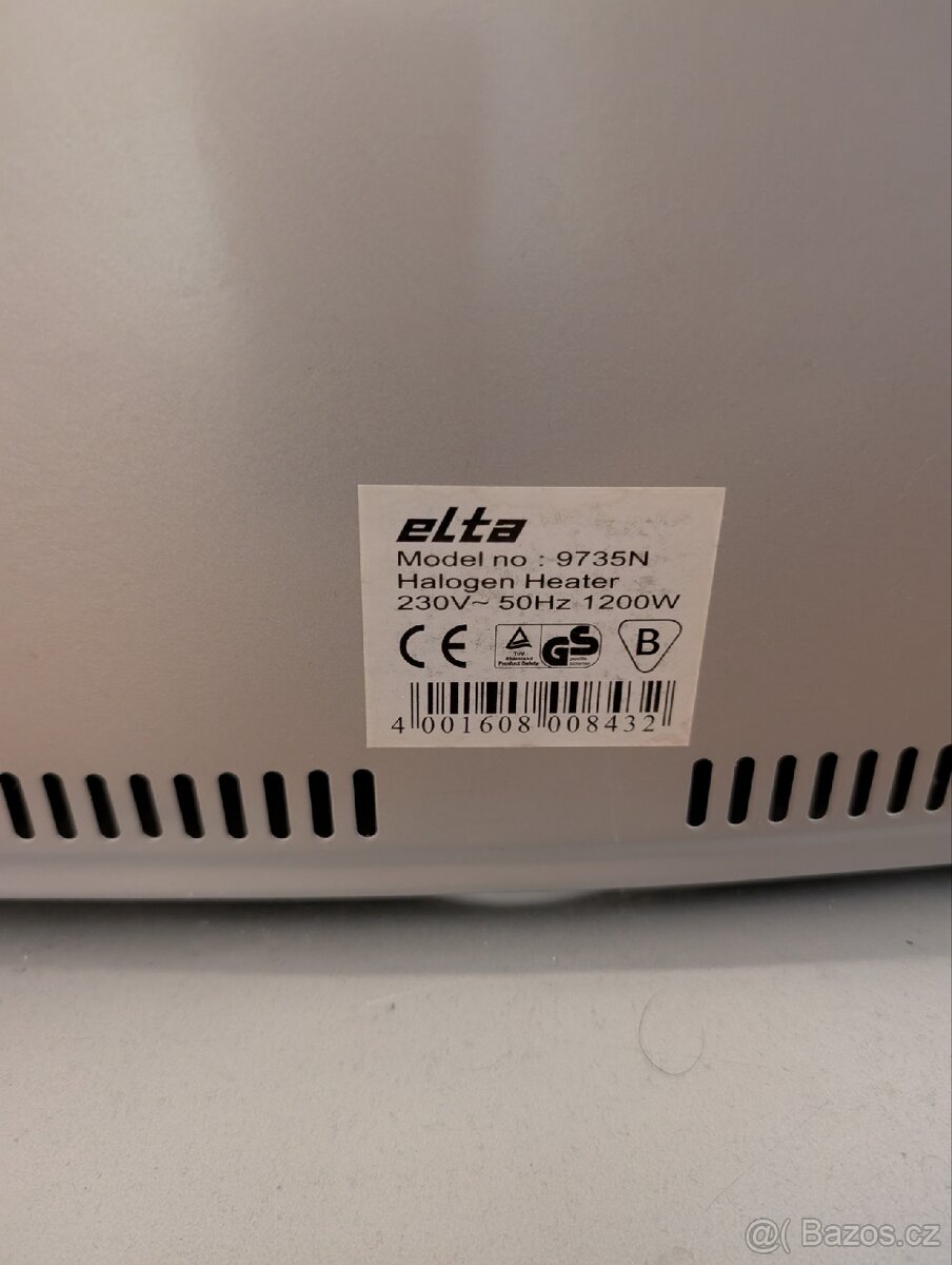 Halogenový přímotop Elta - 6