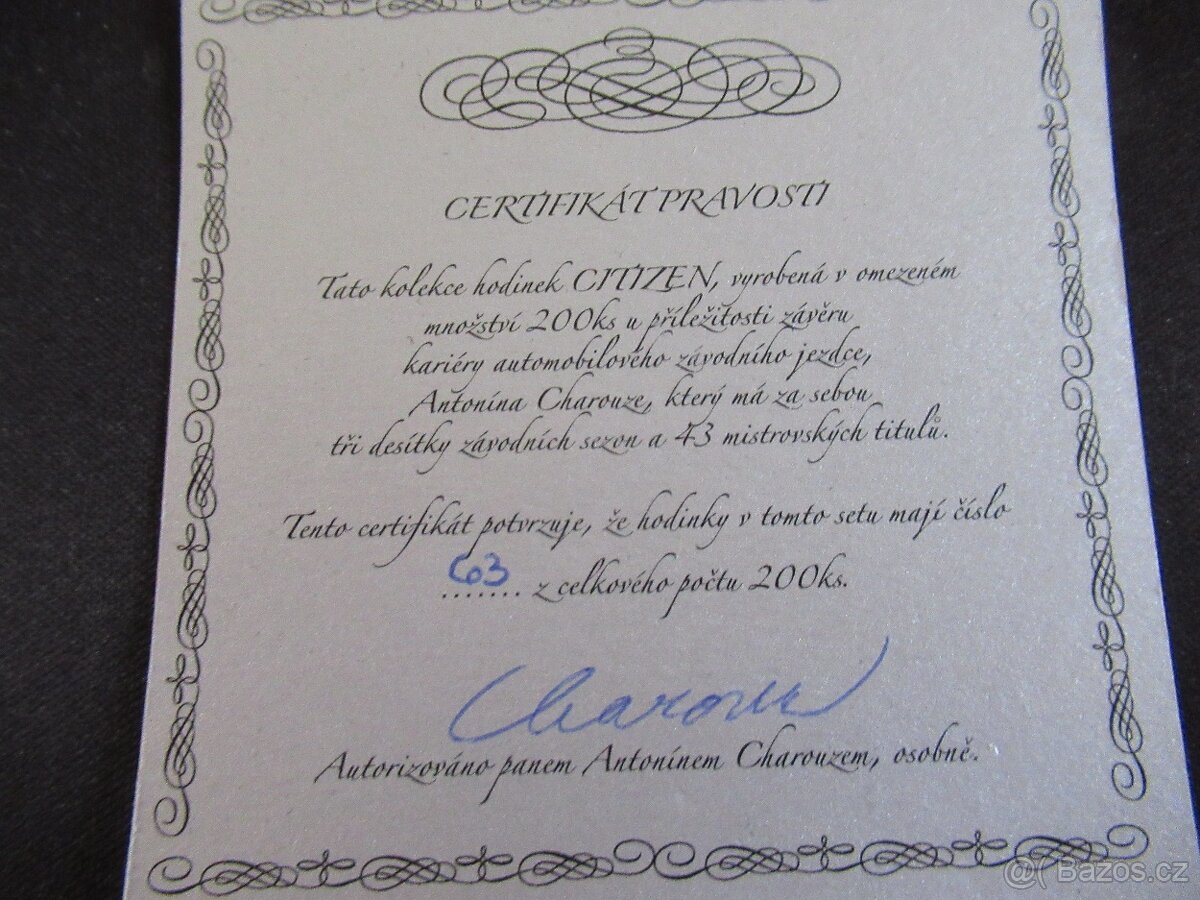 Pánské Citizen Eco-Drive Edice Tony Charouz - 6