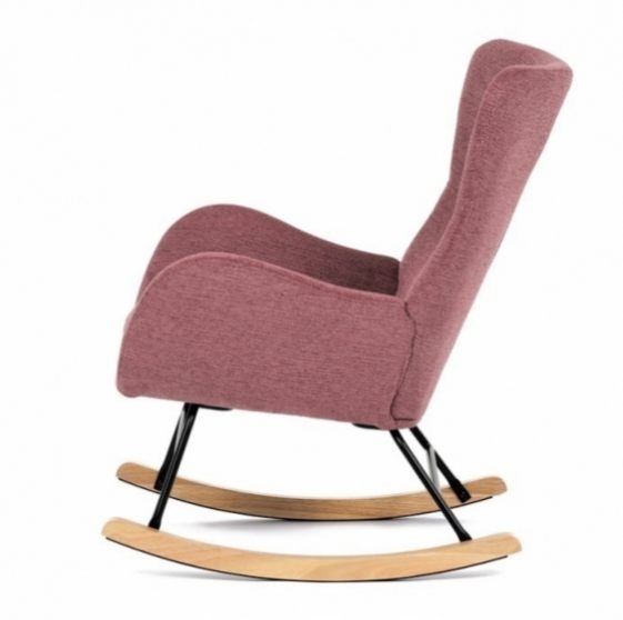 Houpací křeslo AK-376 PINK2 v krásné růžové - 6