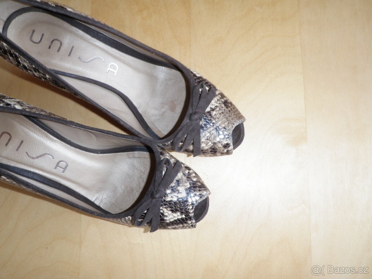 kožené lodičky zn. Unisa - vel. 38 - 6