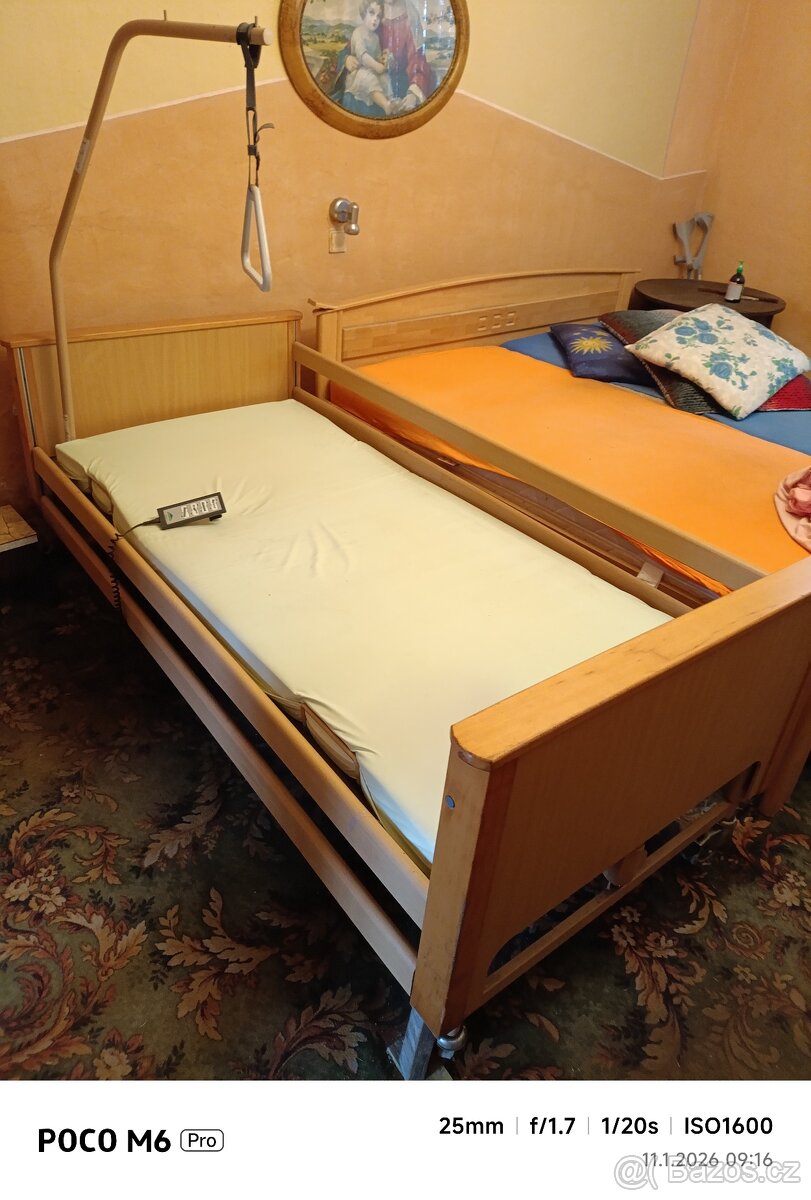 Zdravotní polohovací postel pro seniory. - 6