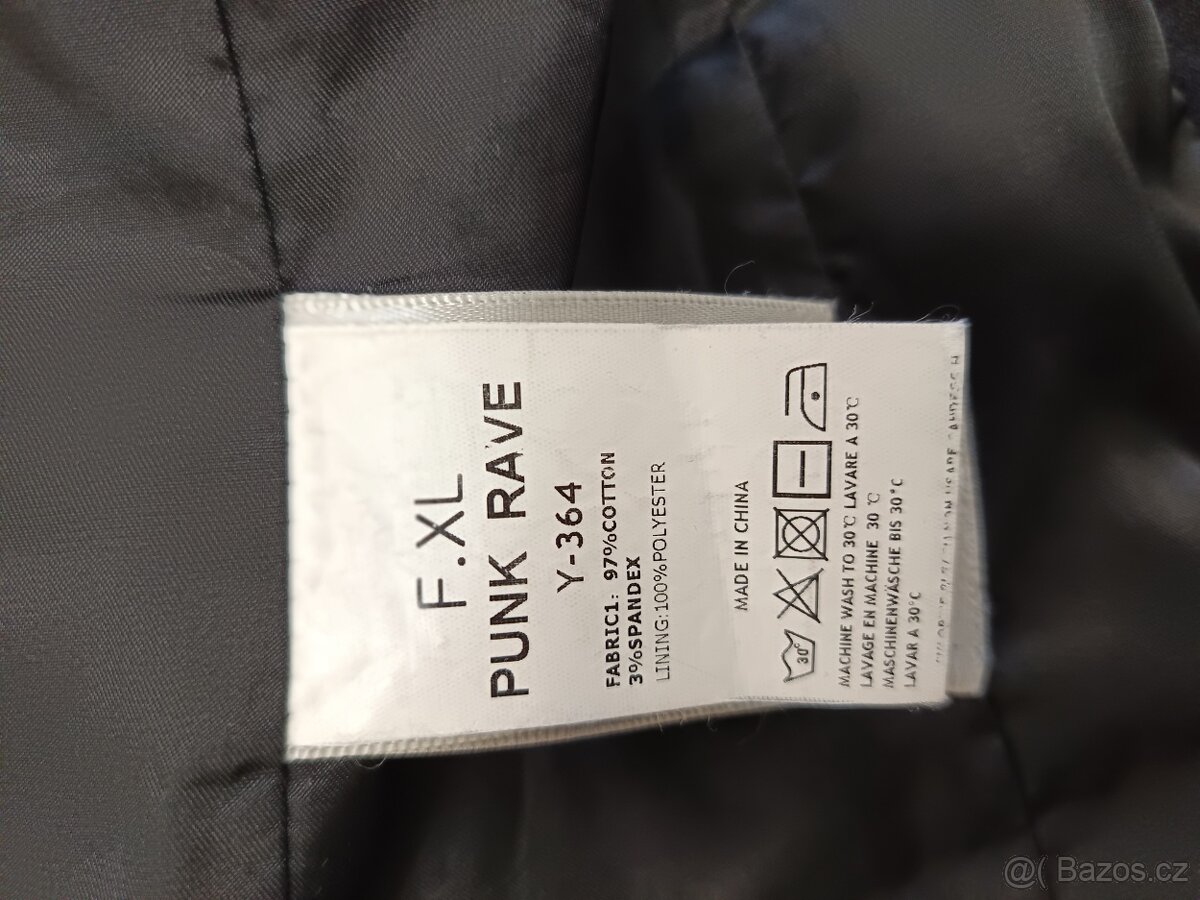 Dámský kabát Zn. Punk Rave XL - 6