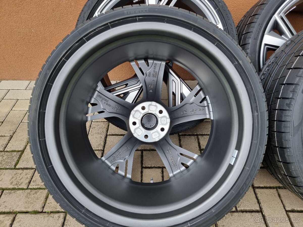 22″ 5×112 AUDI RS6 / RS7 + 285/30R22 PIRELLI letné NEW - 6