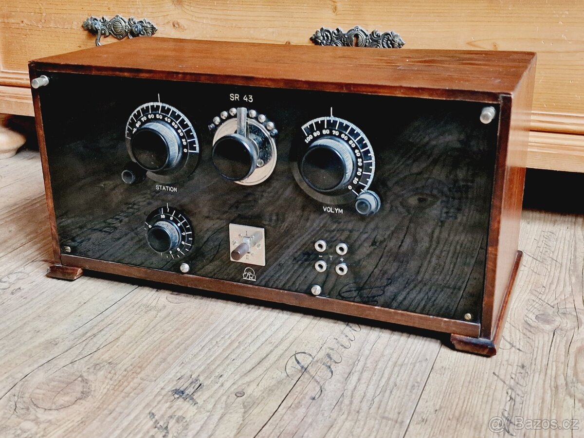 Starožitné rádio Radiola SR43, rok 1926-28 - 6